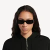 Gafas de sol rectangulares Dynasty para mujer en color negro Gafas de sol rectangulares Dynasty para mujer en color negro