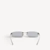 Gafas de sol rectangulares «Gossip M» para mujer en color plata Gafas de sol rectangulares «Gossip M» para mujer en color plata