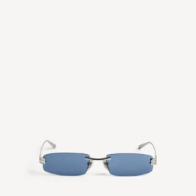 Gafas de sol rectangulares «Gossip M» para mujer en rutenio oscuro/azul