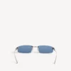 Gafas de sol rectangulares «Gossip M» para mujer en rutenio oscuro/azul Gafas de sol rectangulares «Gossip M» para mujer en rutenio oscuro/azul