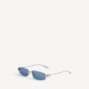 Gafas de sol rectangulares «Gossip M» para mujer en rutenio oscuro/azul Gafas de sol rectangulares «Gossip M» para mujer en rutenio oscuro/azul
