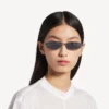 Gafas de sol rectangulares «Gossip M» para mujer en rutenio oscuro/azul Gafas de sol rectangulares «Gossip M» para mujer en rutenio oscuro/azul