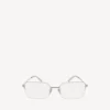 Gafas de sol rectangulares «Invisible» en color plateado Gafas de sol rectangulares «Invisible» en color plateado