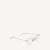 Gafas de sol rectangulares «Invisible» en color plateado Gafas de sol rectangulares «Invisible» en color plateado