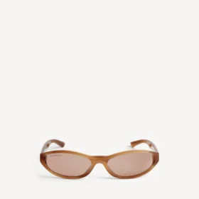 Gafas de sol redondas Neo en color habana con rayas rubias