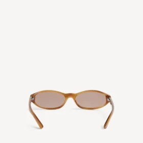 Gafas de sol redondas Neo en color habana con rayas rubias
