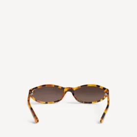 Gafas de sol redondas Neo en color havana moteado