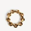 Gargantilla de cadena «Eisa» para mujer en dorado brillante Gargantilla de cadena «Eisa» para mujer en dorado brillante