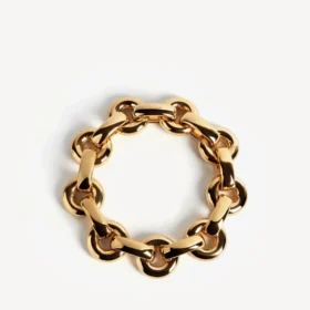 Gargantilla de cadena «Eisa» para mujer en dorado brillante