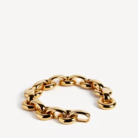Gargantilla de cadena «Eisa» para mujer en dorado brillante