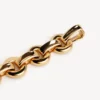 Gargantilla de cadena «Eisa» para mujer en dorado brillante Gargantilla de cadena «Eisa» para mujer en dorado brillante