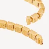 Gargantilla nano mini link para mujer en oro brillante
