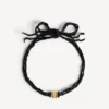 Gargantilla «nano ribbon bb» para mujer en negro/oro brillante Gargantilla «nano ribbon bb» para mujer en negro/oro brillante