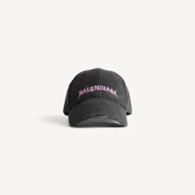 Gorra Balenciaga DIY para hombre en negro