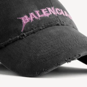Gorra Balenciaga DIY para hombre en negro