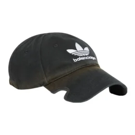 Gorra Balenciaga x adidas Trefoil con logotipo de Balenciaga «Black White» 723749410B21077