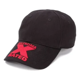 Gorra Balenciaga x Rated «Negro y rojo» 617144410B21074