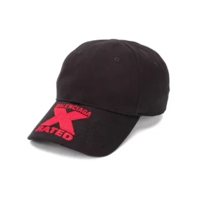 Gorra Balenciaga x Rated «Negro y rojo» 617144410B21074