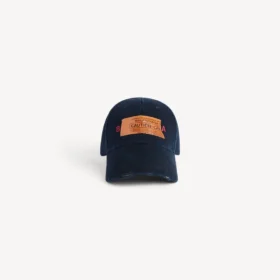 Gorra con logotipo para hombre en azul marino