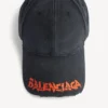 Gorra con logotipo para hombre en negro Gorra con logotipo para hombre en negro