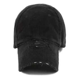 Gorra con visera desgastada «Black» 744300410B21077