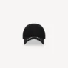 Gorra con visera y logotipo en negro Gorra con visera y logotipo en negro