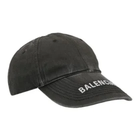 Gorra de béisbol con logotipo de Denim lavado «Negro/Blanco» 617160-4A2B4-1077
