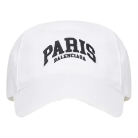 Gorra de béisbol con logotipo de París «Blanca» 680748410B29060