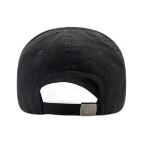 Gorra de béisbol con logotipo diagonal «Negro-Blanco» 680738410B21077