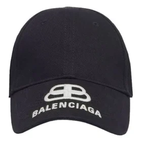 Gorra de béisbol con visera y logotipo BB «Negro» 577548410B21077