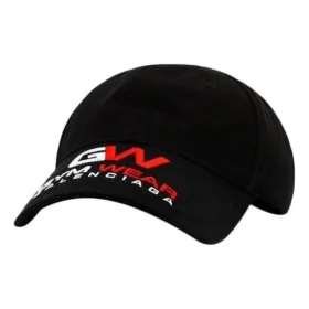 Gorra de béisbol de algodón para gimnasio «Negra» 623903-310B2-1000