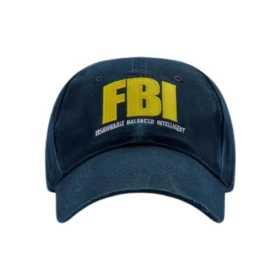 Gorra de béisbol del FBI «Azul marino y amarillo» 680740-410B2-4075-SML