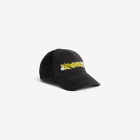 Gorra de béisbol «Messy Spray» para hombre en negro