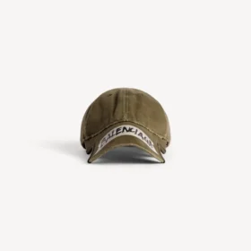 Gorra de cinta adhesiva para hombre en color caqui