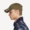 Gorra de cinta adhesiva para hombre en color caqui