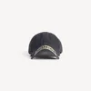 Gorra de cinta adhesiva para hombre en negro desgastado Gorra de cinta adhesiva para hombre en negro desgastado