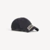 Gorra de cinta adhesiva para hombre en negro desgastado Gorra de cinta adhesiva para hombre en negro desgastado