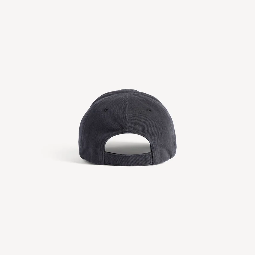 Gorra de cinta adhesiva para hombre en negro desgastado Gorra de cinta adhesiva para hombre en negro desgastado