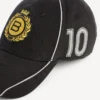 Gorra de hombre con escudo naval en negro Gorra de hombre con escudo naval en negro