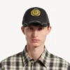 Gorra de hombre con escudo naval en negro Gorra de hombre con escudo naval en negro