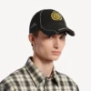 Gorra de hombre con escudo naval en negro Gorra de hombre con escudo naval en negro