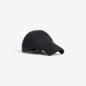 Gorra de hombre «Cursive» en negro desgastado