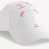 Gorra «i<3 u» para hombre en blanco Gorra «i<3 u» para hombre en blanco
