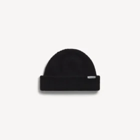 Gorro de lana para hombre en color negro
