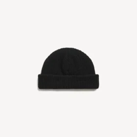 Gorro de lana para hombre en color negro