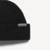 Gorro de lana para hombre en color negro