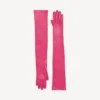 Guantes largos de mujer en rosa Guantes largos de mujer en rosa