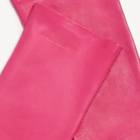 Guantes largos de mujer en rosa Guantes largos de mujer en rosa