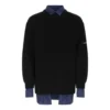 Jersey con detalles de camisa «Negro» 675268T32151000