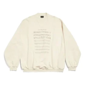 Jersey con el logotipo SS24 y partitura «Beige» 699212TMVO69069 Jersey con el logotipo SS24 y partitura «Beige» 699212TMVO69069